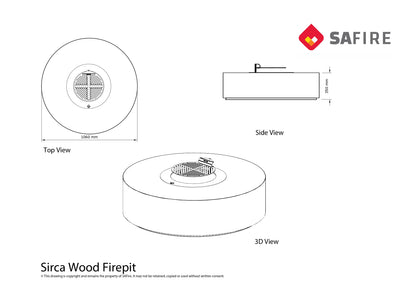 Sirca Wood Firepit