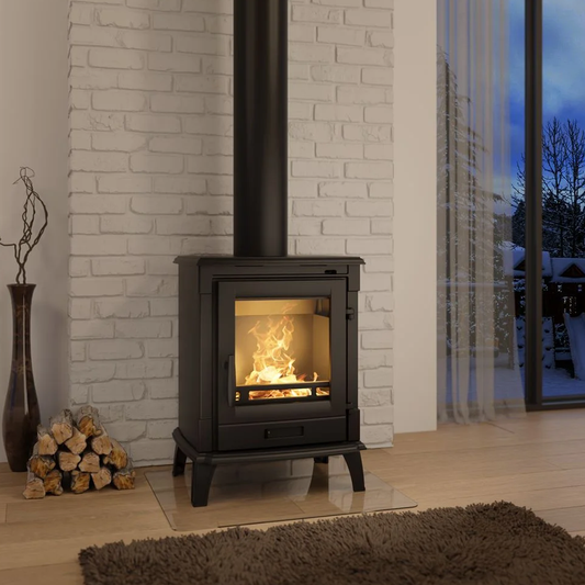 NORDflam Erino Cast Iron Wood Fireplace