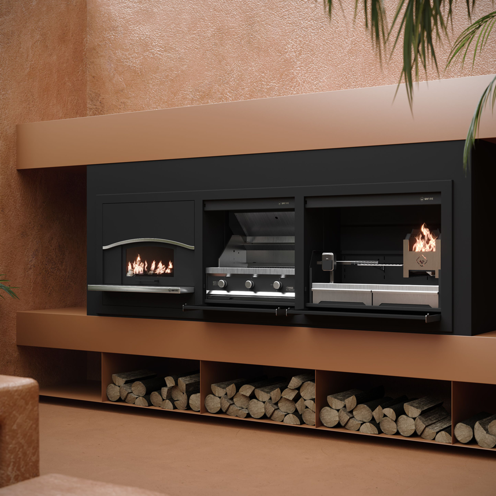 Pyro Gas & Wood Braai Grill Combo with Pizza Oven – Ballito Gas & Braai