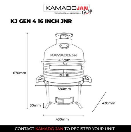 Kamado JAN GEN4 16" JNR