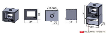 14 KW DOUBLE SIDED CONVECTION BOX